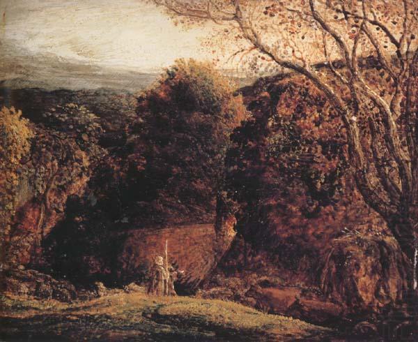 Samuel Palmer Landscape-Twilight china oil painting image